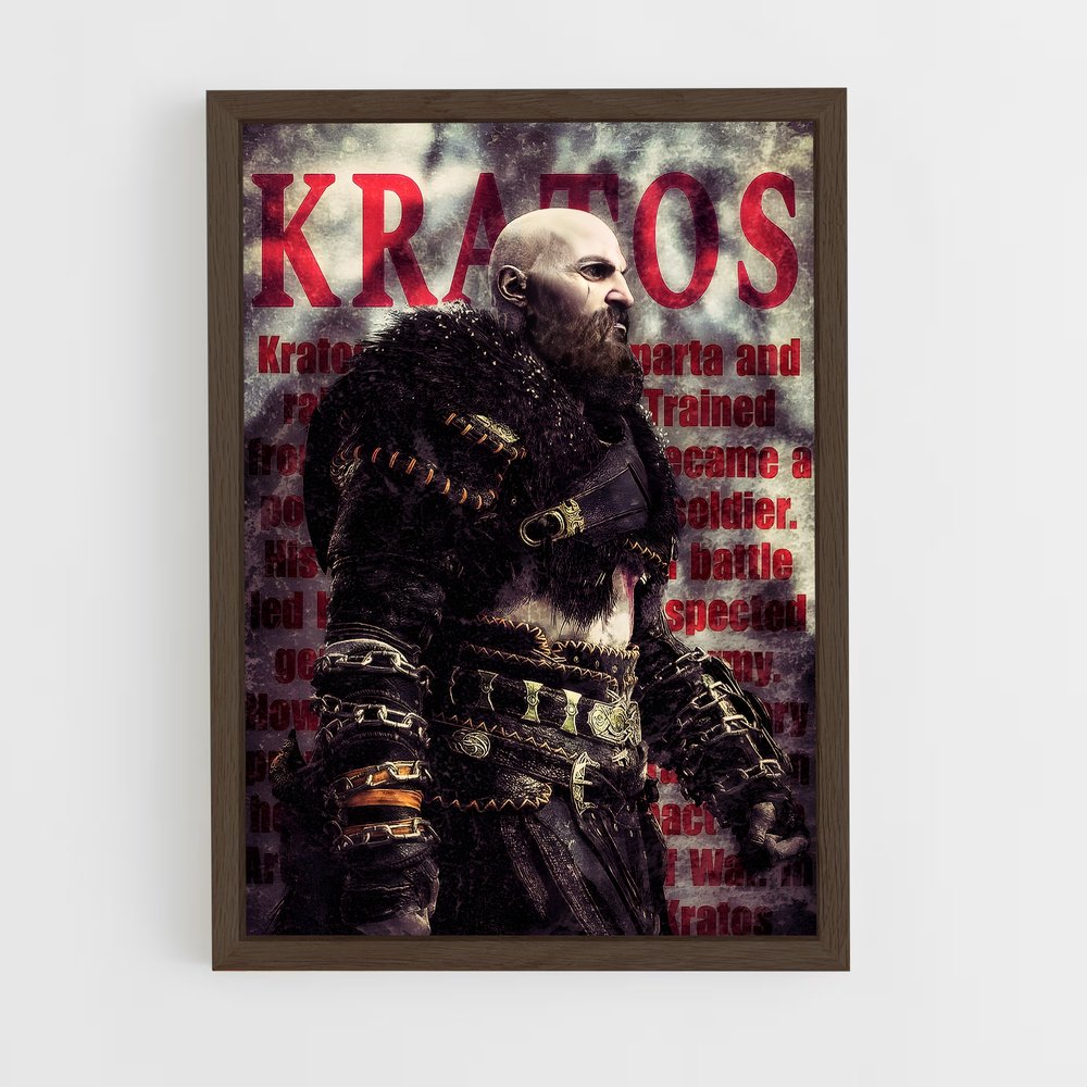 Poster Kros : L'Ascension des Dieux – affiche God of War (vue 5)